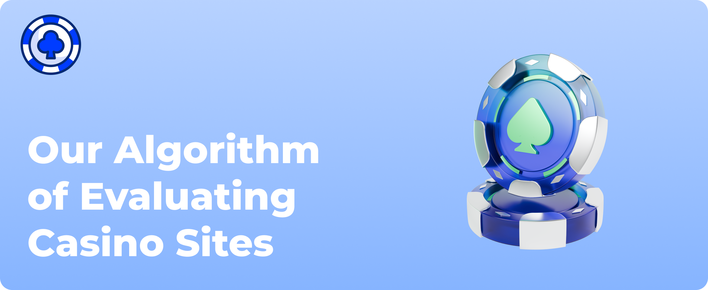 Algorithm for evaluating casino sites